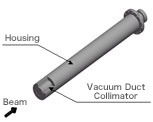 Vacuum duct collimator